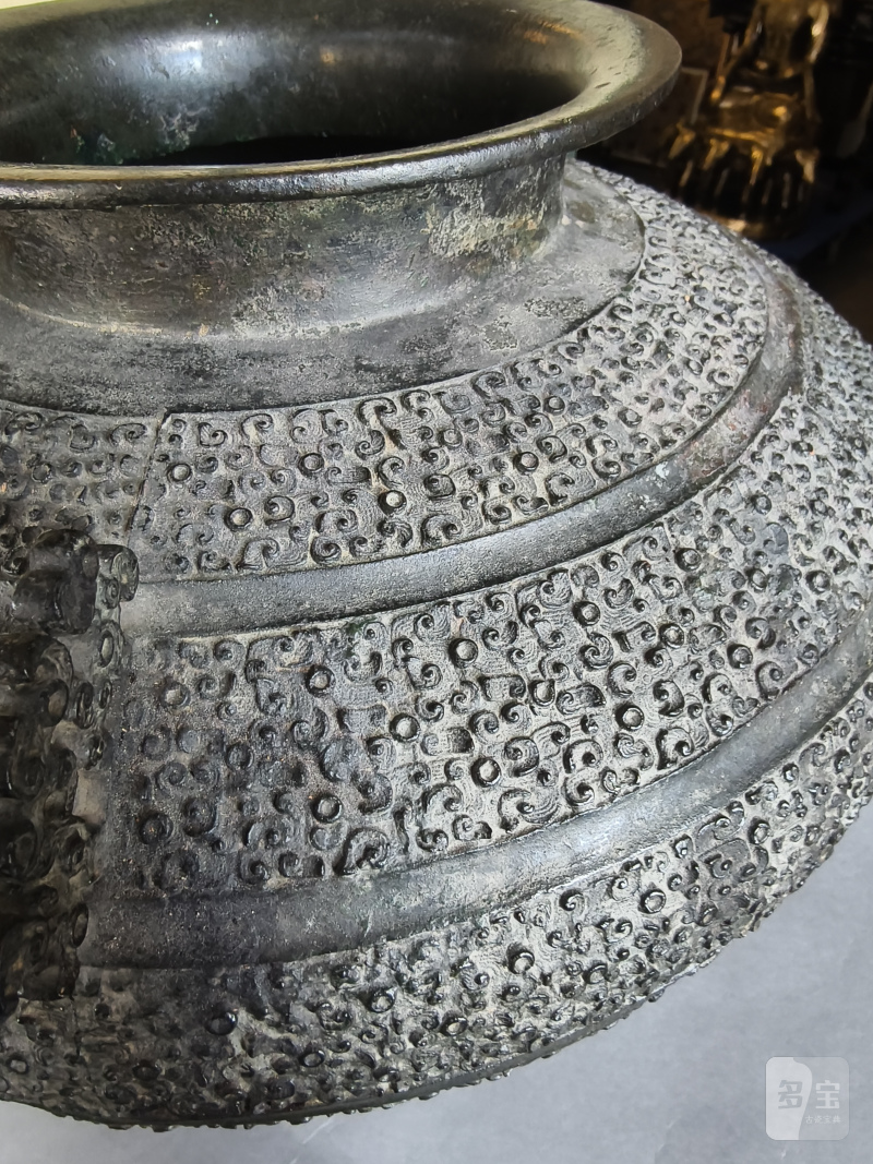 An archaic bronze vessel 'ling' - 图37
